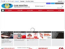 Tablet Screenshot of canmakina.com